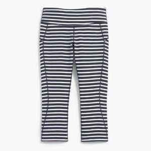 Like-New New Balance Striped Capri Leggings